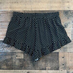 Black and White Polka Dot Shorts